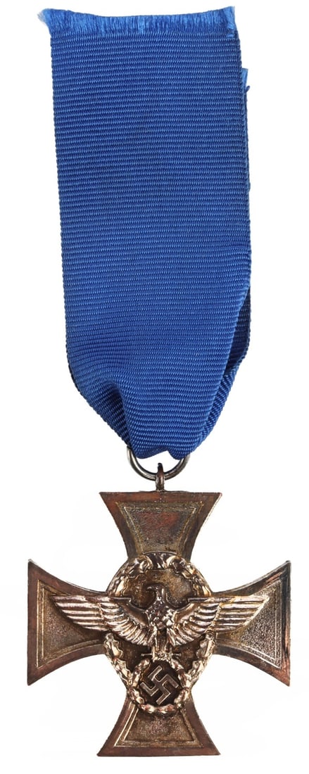 WWII GERMAN POLICE LONG SERVICE CROSS II CLASS (1 of 4)