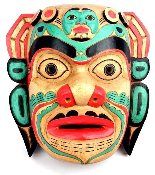 PACIFIC NORTHWEST COAST AMERICAN INDIAN MASK
