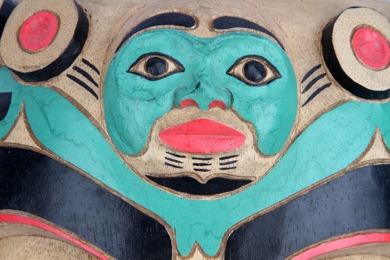 PACIFIC NORTHWEST COAST AMERICAN INDIAN MASK - 2