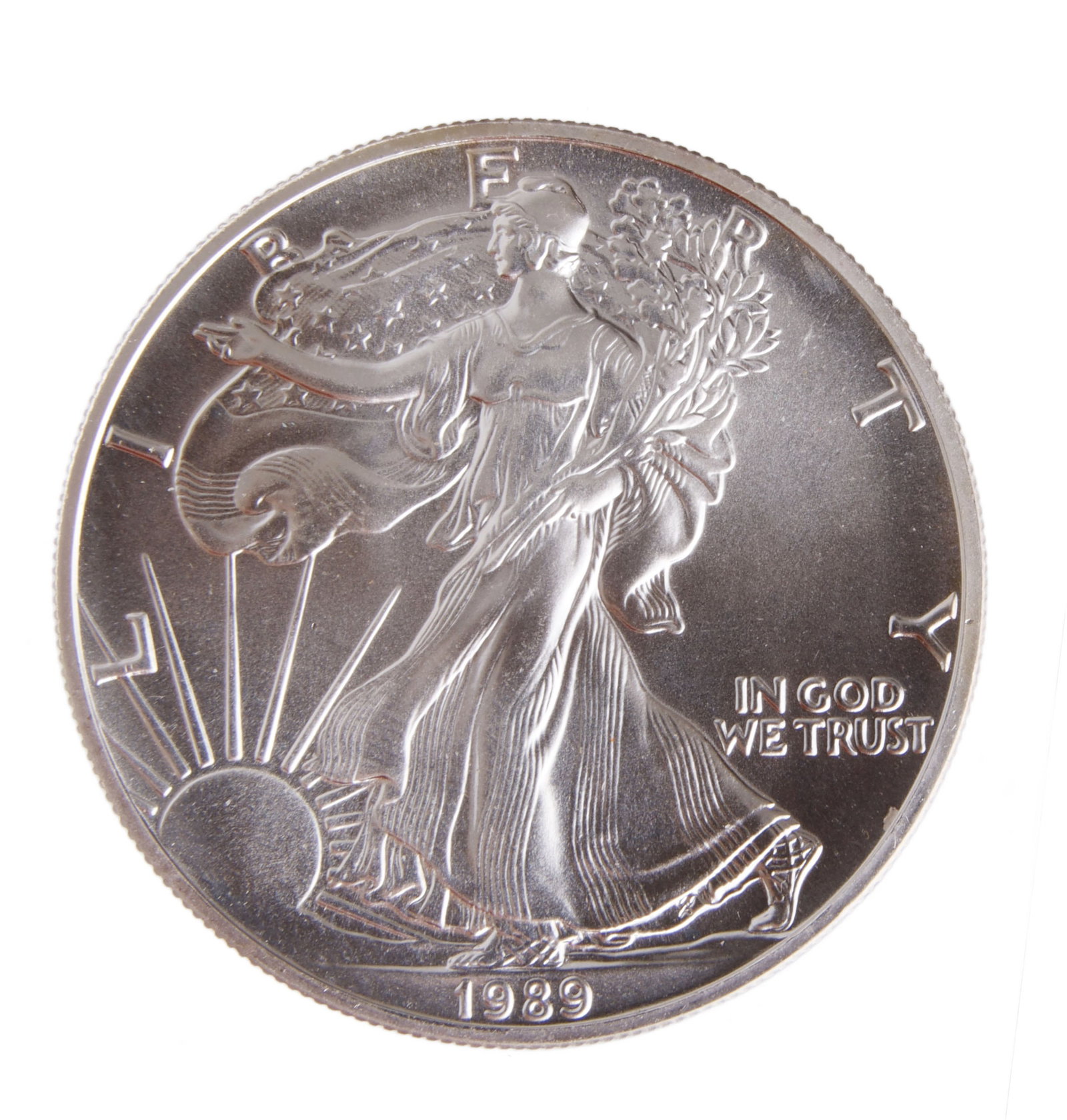 1989 1 Ozt .999 Silver American Eagle (1 of 2)