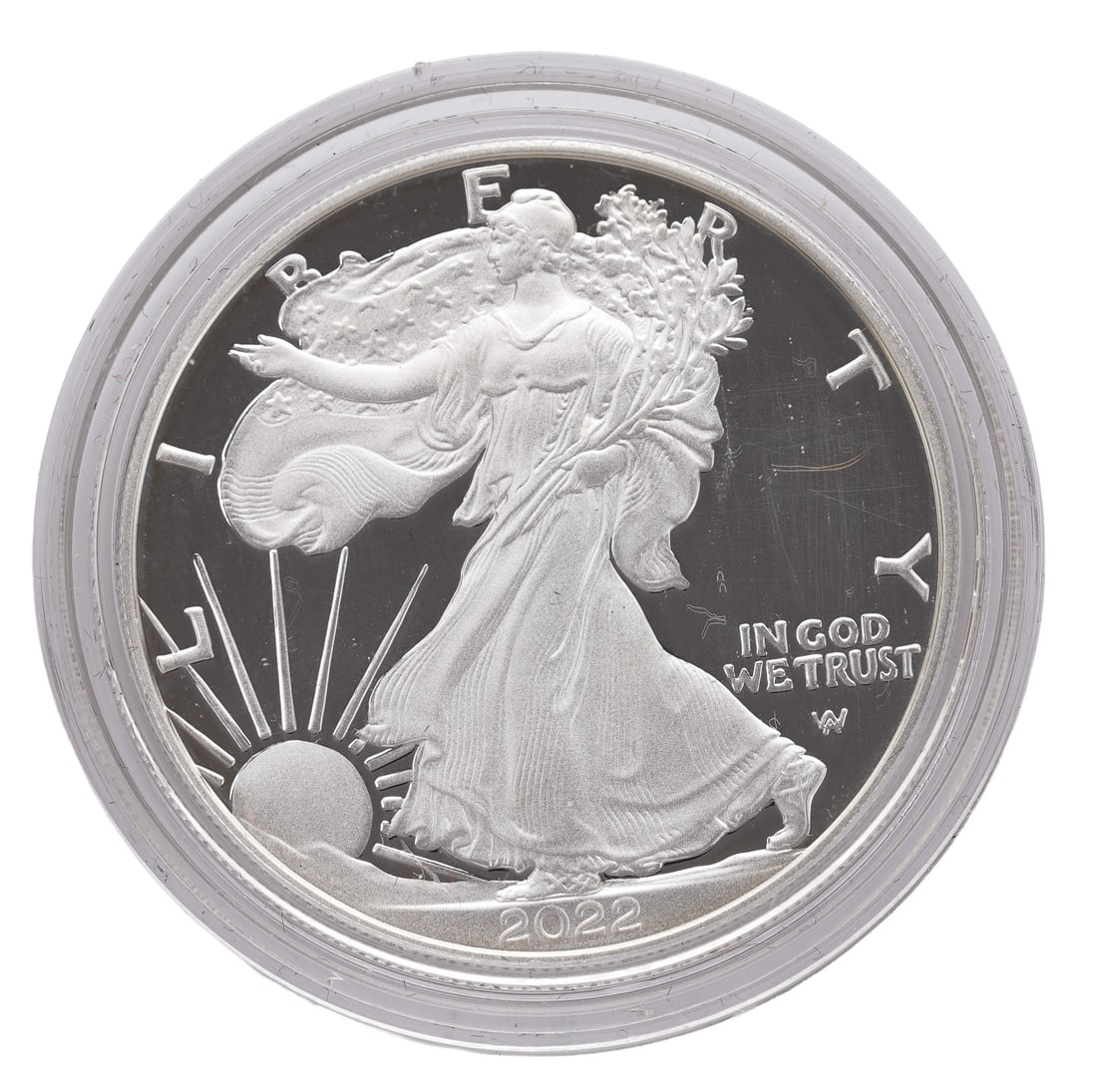2022 Proof 1 Ozt Silver American Eagle Coin (1 of 2)