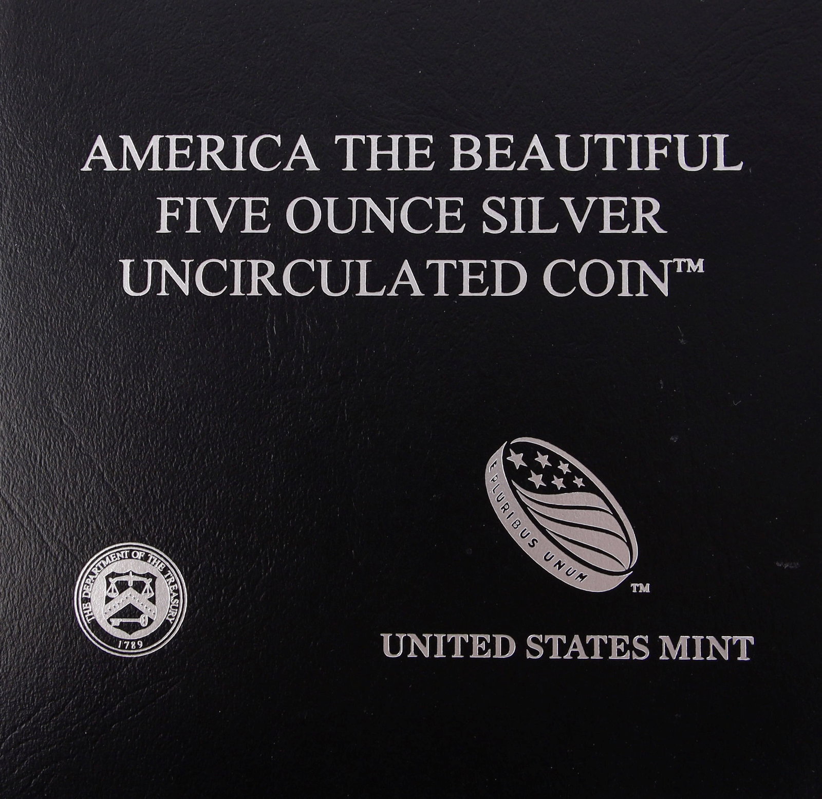 2010 America the Beautiful Five Ounce Silver Coin: Hot Spring National Park, Arkansas. This lot has a reserve.