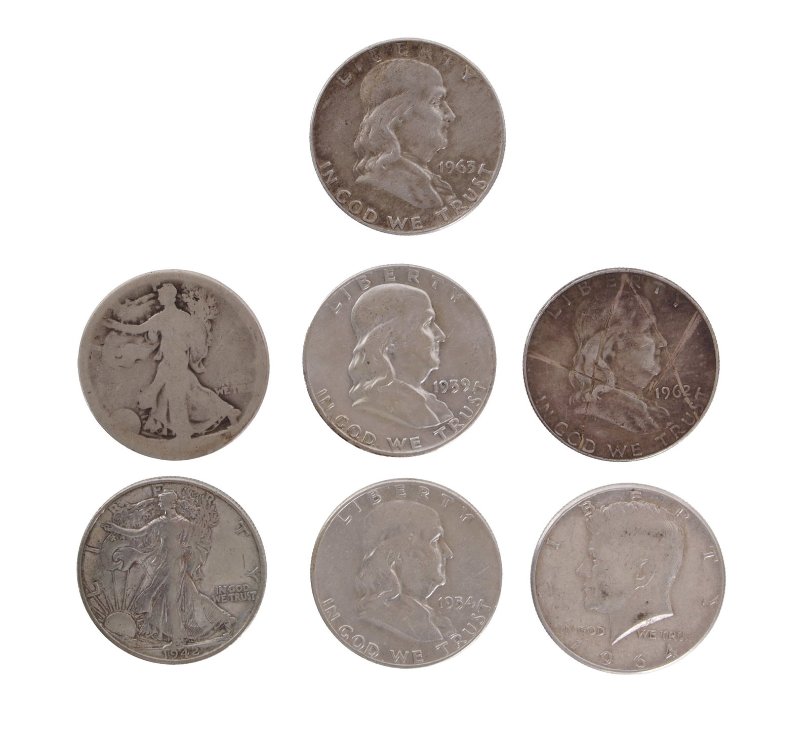 90% Silver $3.50 Face Value US Half Dollars (1 of 2)