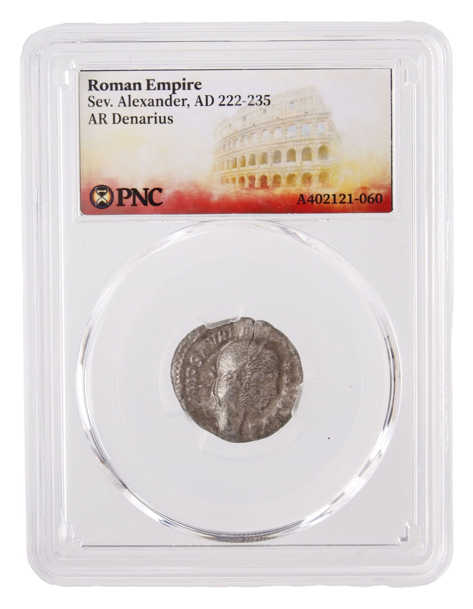 Silver Denarius of Severus Alexander Roman PNC (1 of 4)