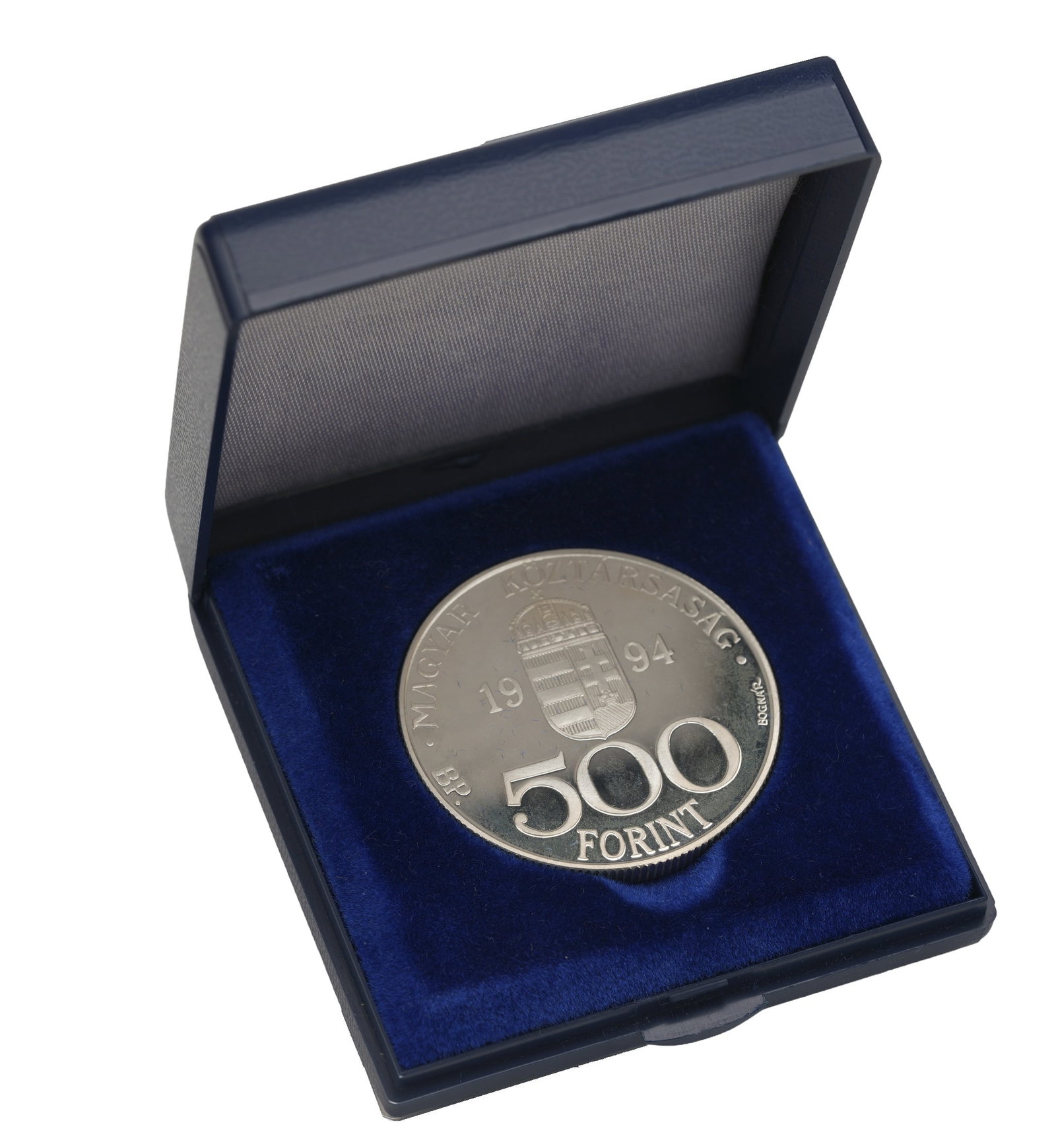 Sterling Silver Hungarian 500 Forint Coin: Weighs 31.46 grams. Only 30,000 minted.
