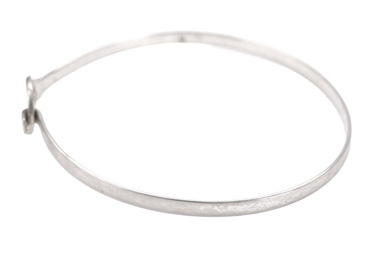 Loop Hook Bracelet Bangle Sterling Silver - 6