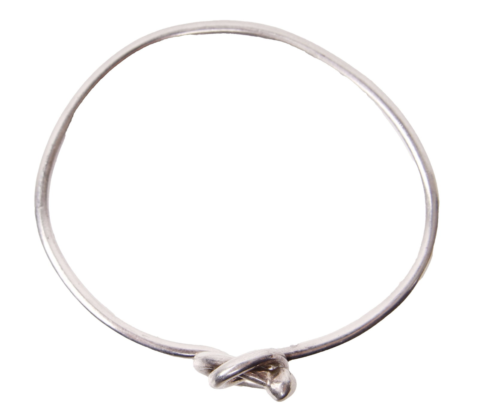 Love Knot Bangle Bracelet Sterling Silver (1 of 3)