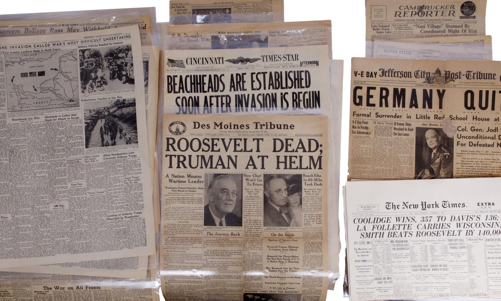 Collection of 26 Political Newspapers (1 of 4)