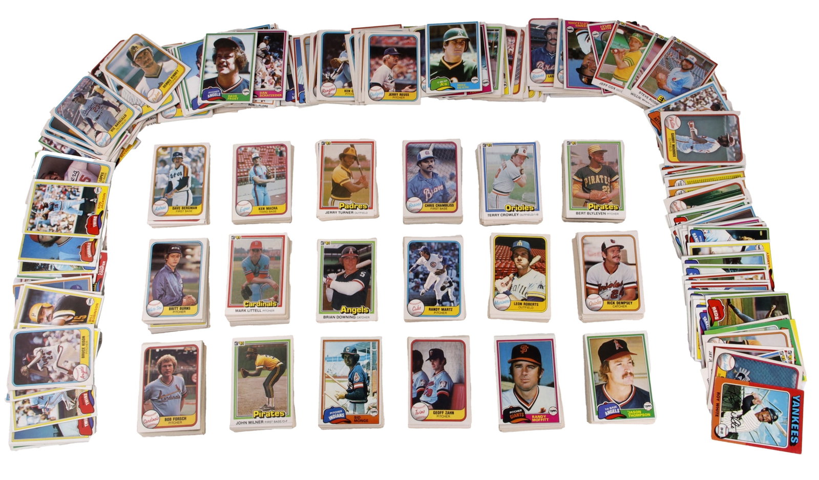 Donruss, Fleer & Topps Unsearched Baseball Cards 3lbs (1 of 6)