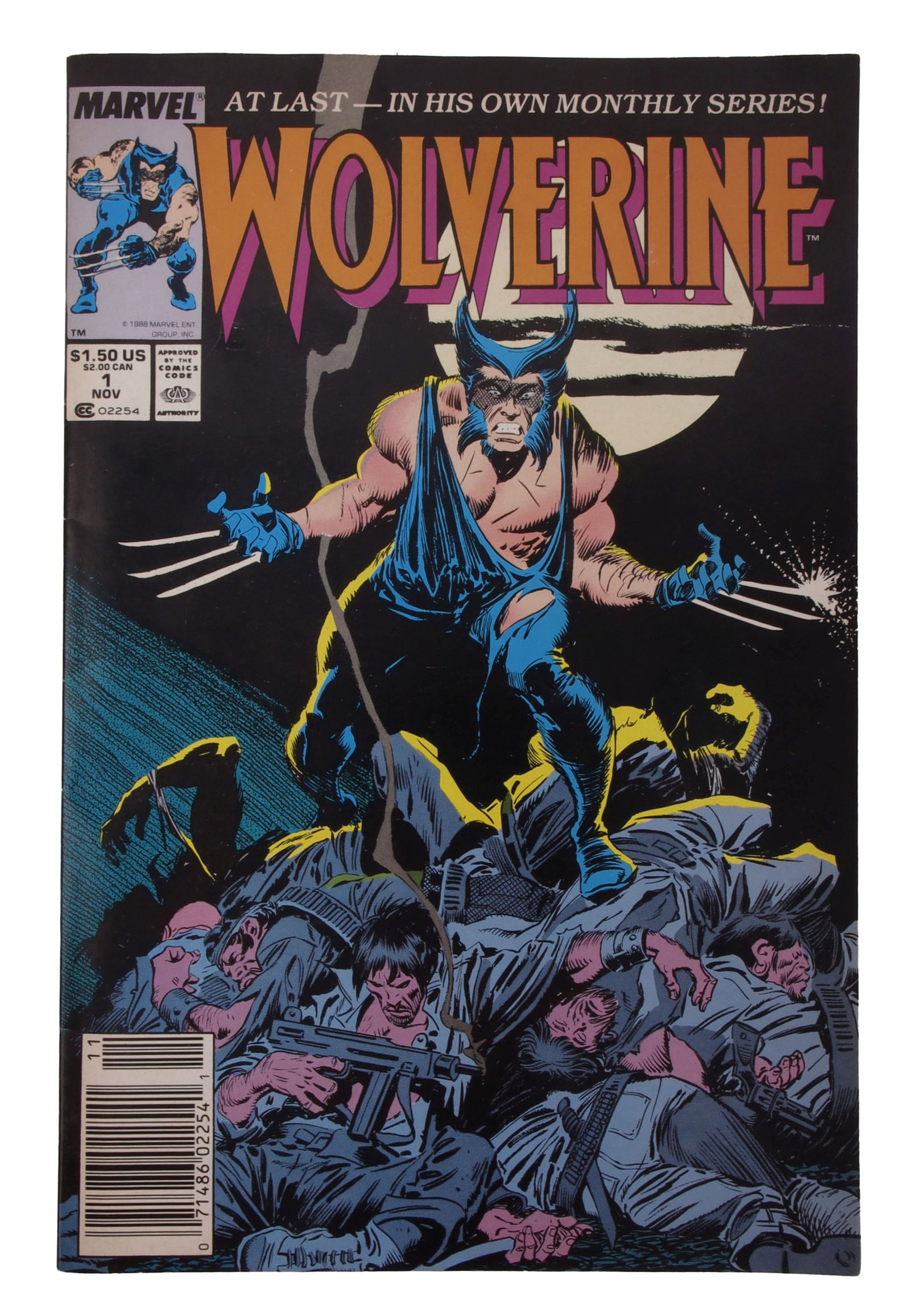 Wolverine #1 1988 Marvel Comics Patch Debut (1 of 3)