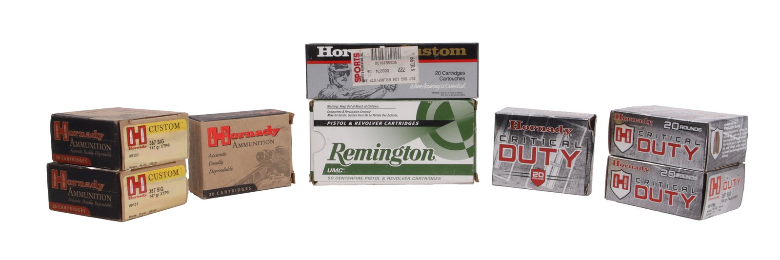 190 Rds .357 Sig JHP Personal Defense Pistol Ammo: Lot of 190 rounds factory new .357 SIG JHP pistol ammo. No international shipping.