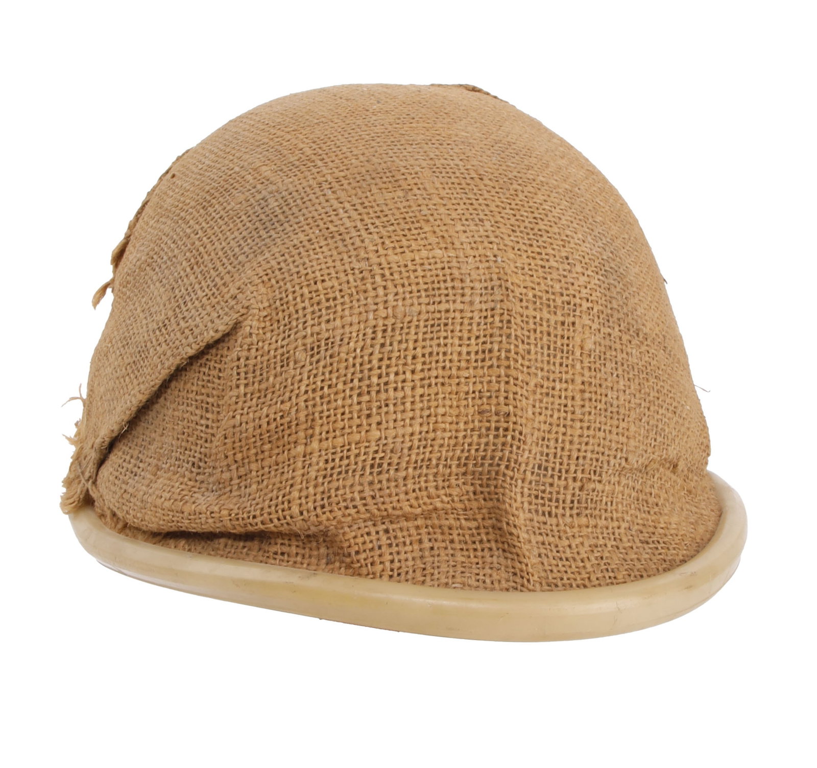 Gulf War Iraqi M90 Helmet with Burlap Cover (1 of 5)