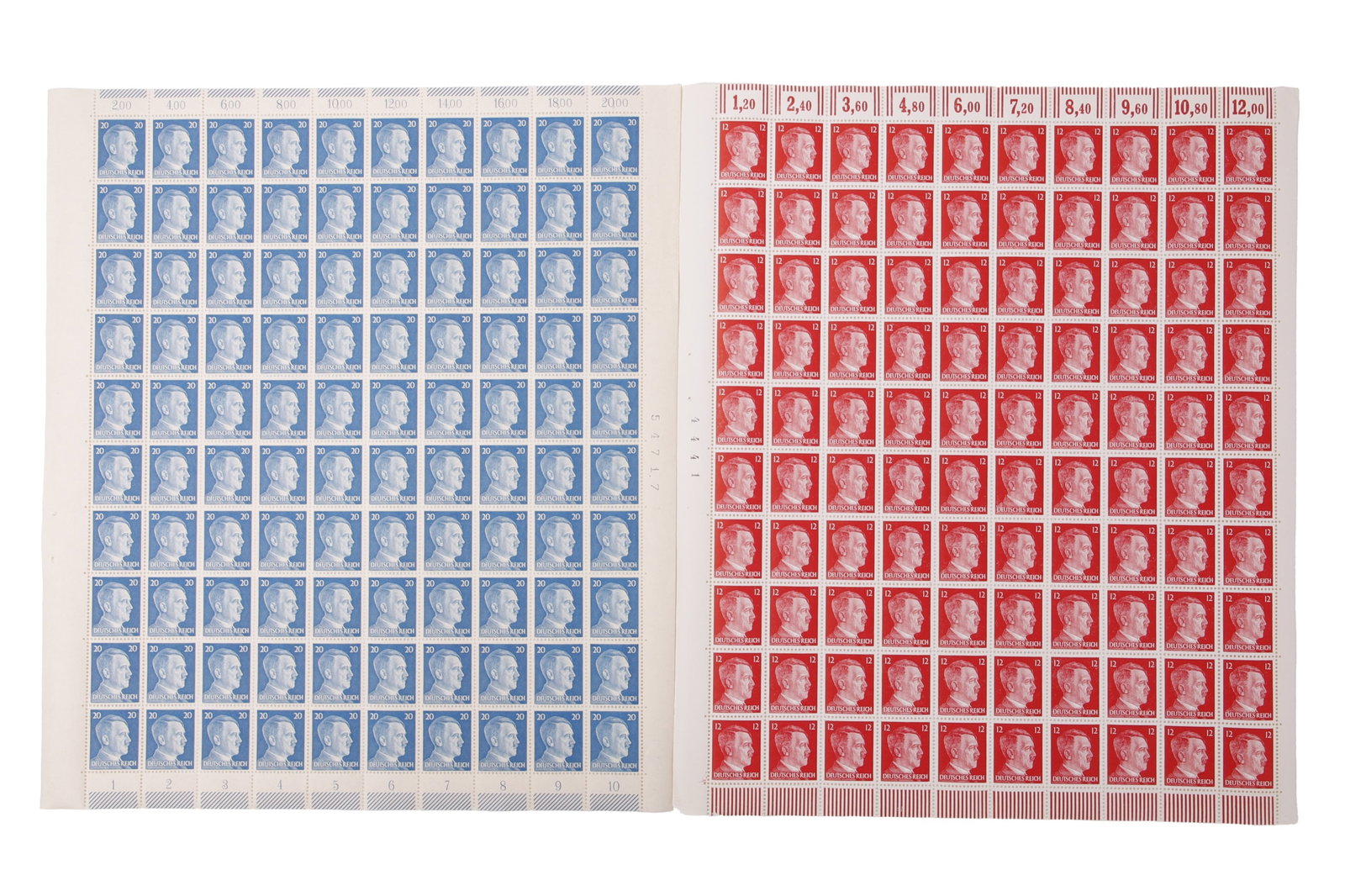 Adolf Hitler Stamps Mixed Denominations WWII (1 of 6)