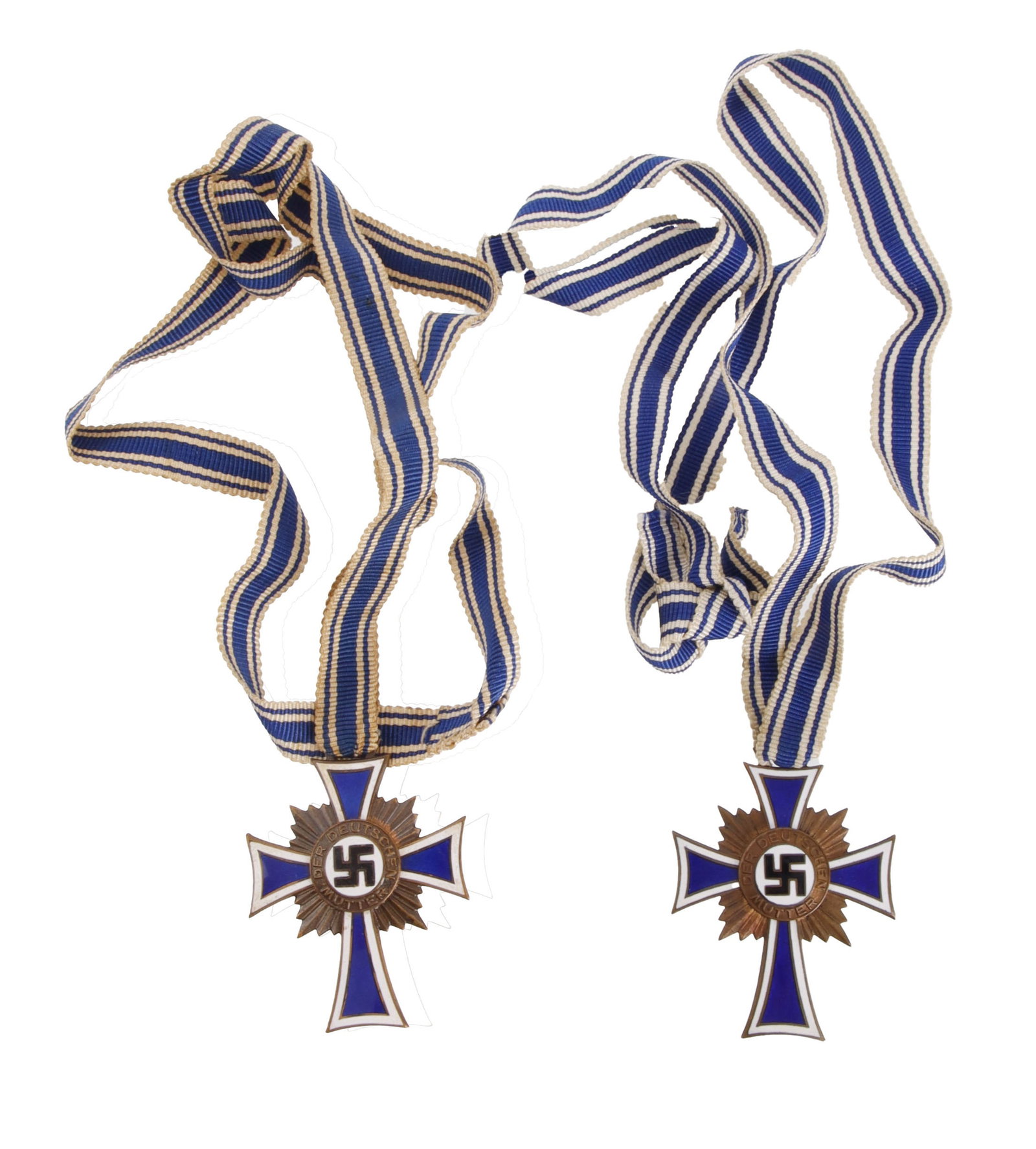 German Mother's Cross of Honour in Bronze Lot of 2 (1 of 7)