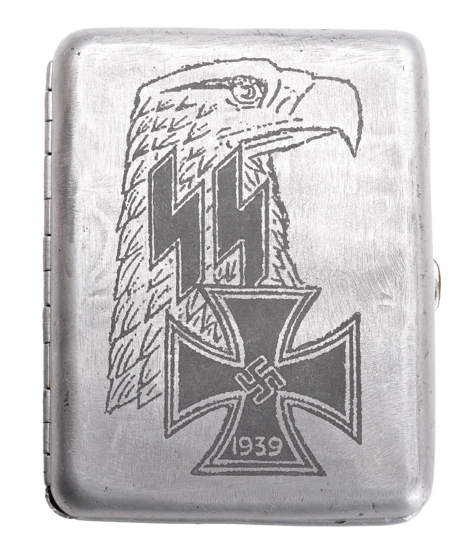 Waffen-SS Cigarette Case WWII German Third Reich (1 of 10)