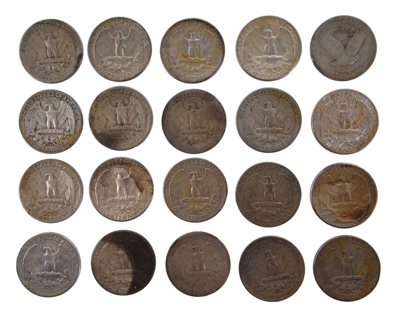 90% Silver Quarters Constitutional $5 Face Value (1 of 6)
