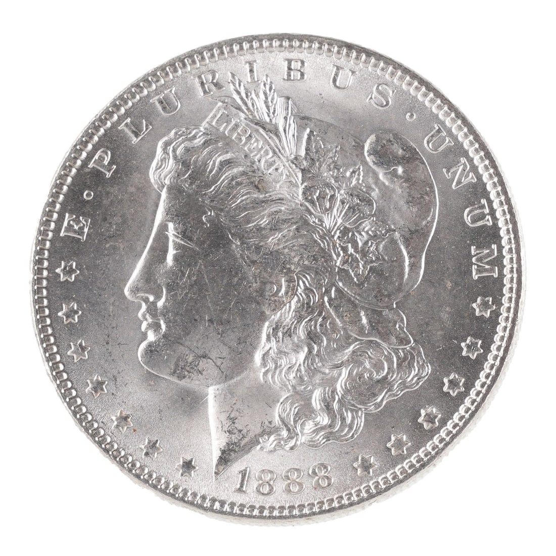 1888P Morgan Silver Dollar Coin Weak Strike (1 of 2)