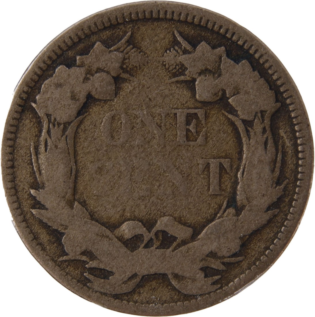 1857 Flying Eagle Cent Coin - 2