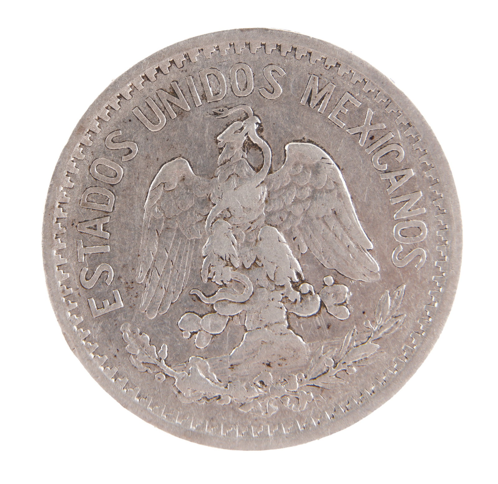 1907 Mexican 50 Centavos Silver Coin (1 of 2)