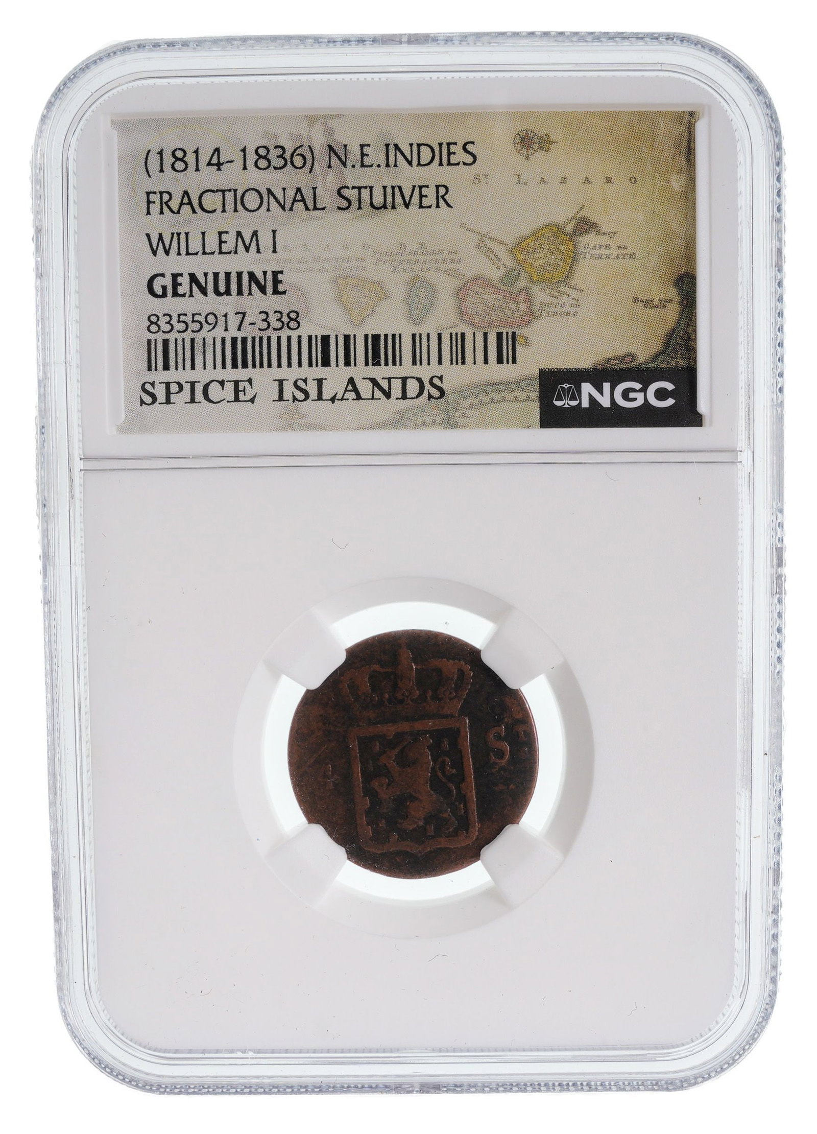 Dutch Fractional Stuiver Spice Islands Shipwreck (1 of 4)