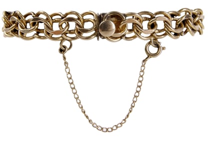 Jacoby Bender Gold Charm Bracelet Mid-Century