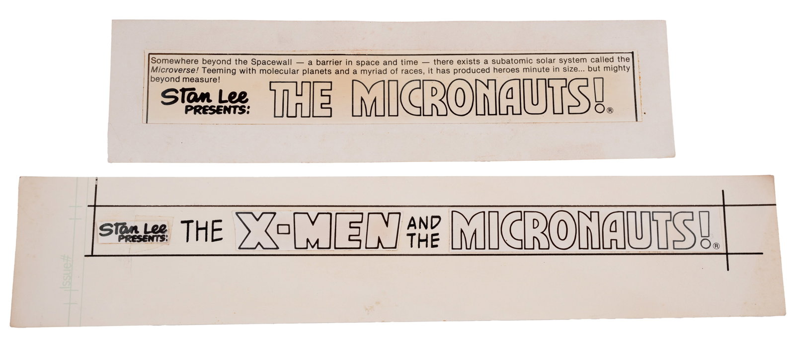 Marvel Comics X-Men Micronauts Production Art (1 of 5)