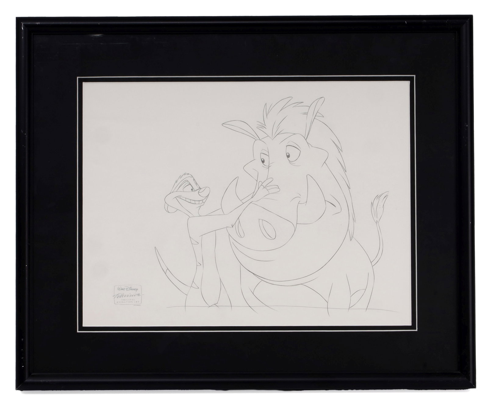 Timon & Pumbaa Animation Art The Lion King Disney (1 of 8)