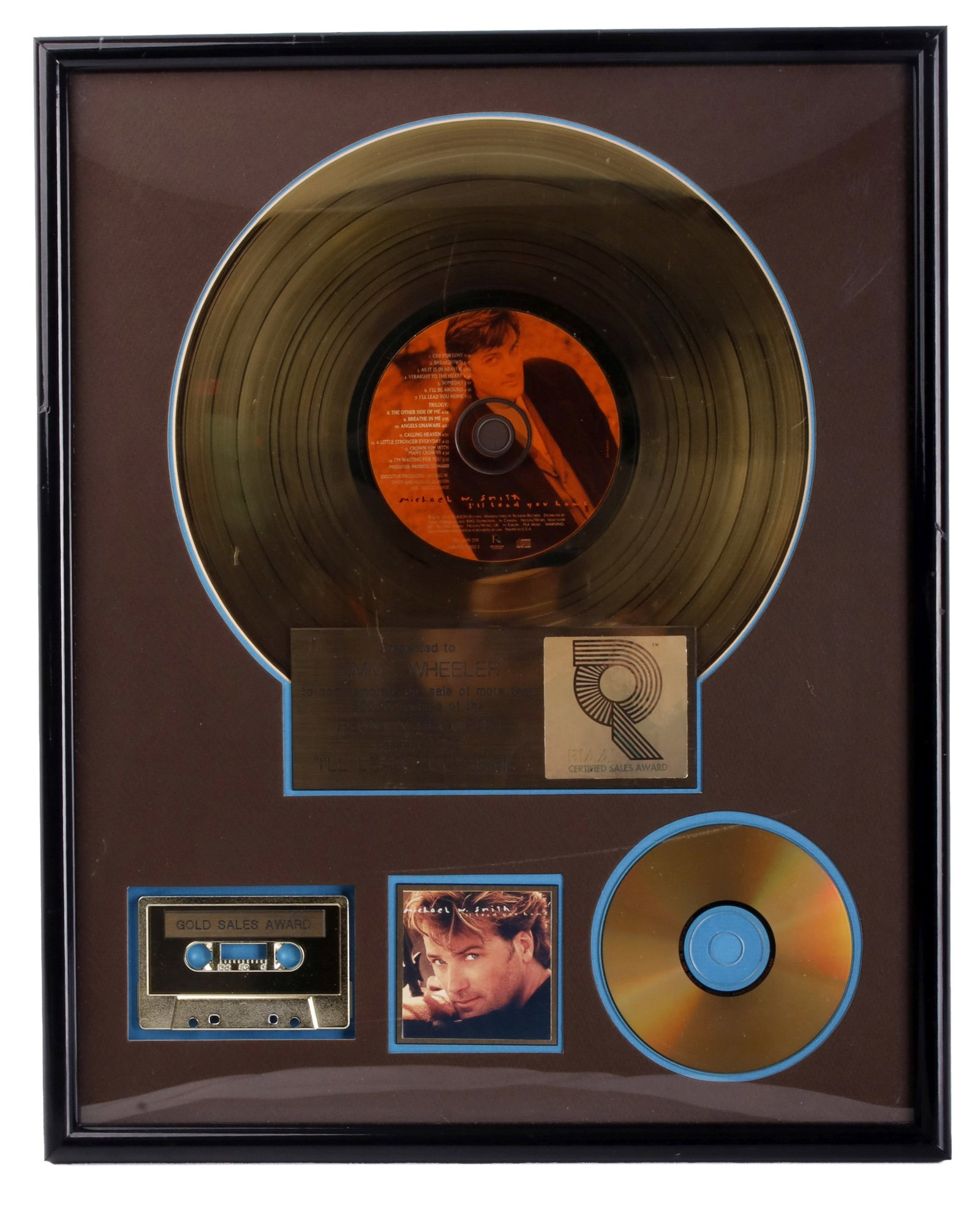 Gold Album Award for Michael W. Smith (1 of 5)