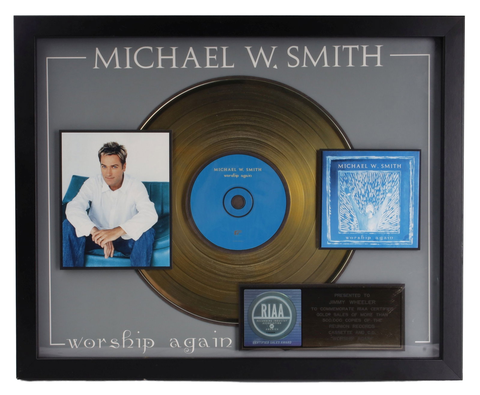 Gold Album Award for Michael W. Smith (1 of 4)