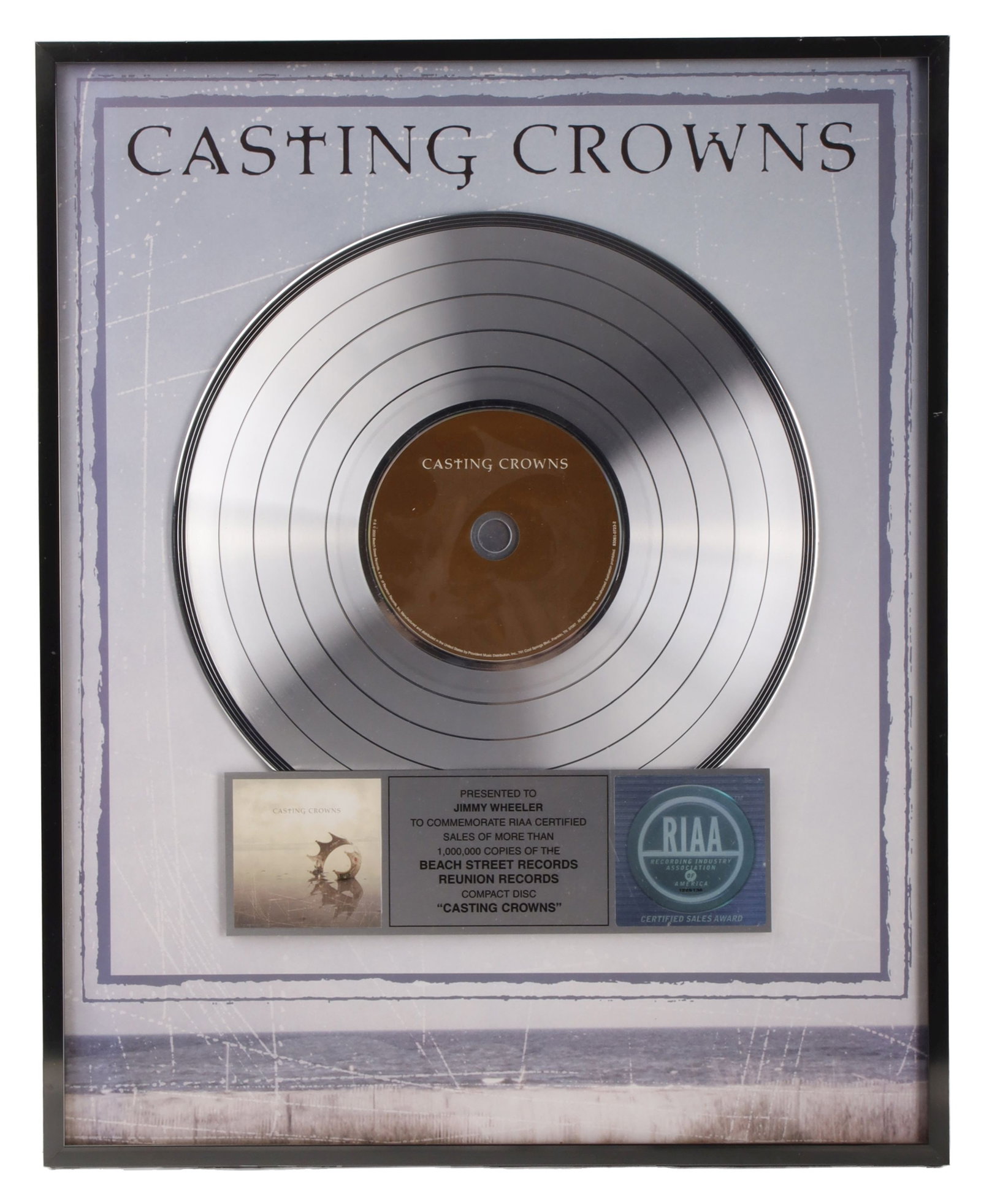 Platinum Album Award for Casting Crowns (1 of 3)