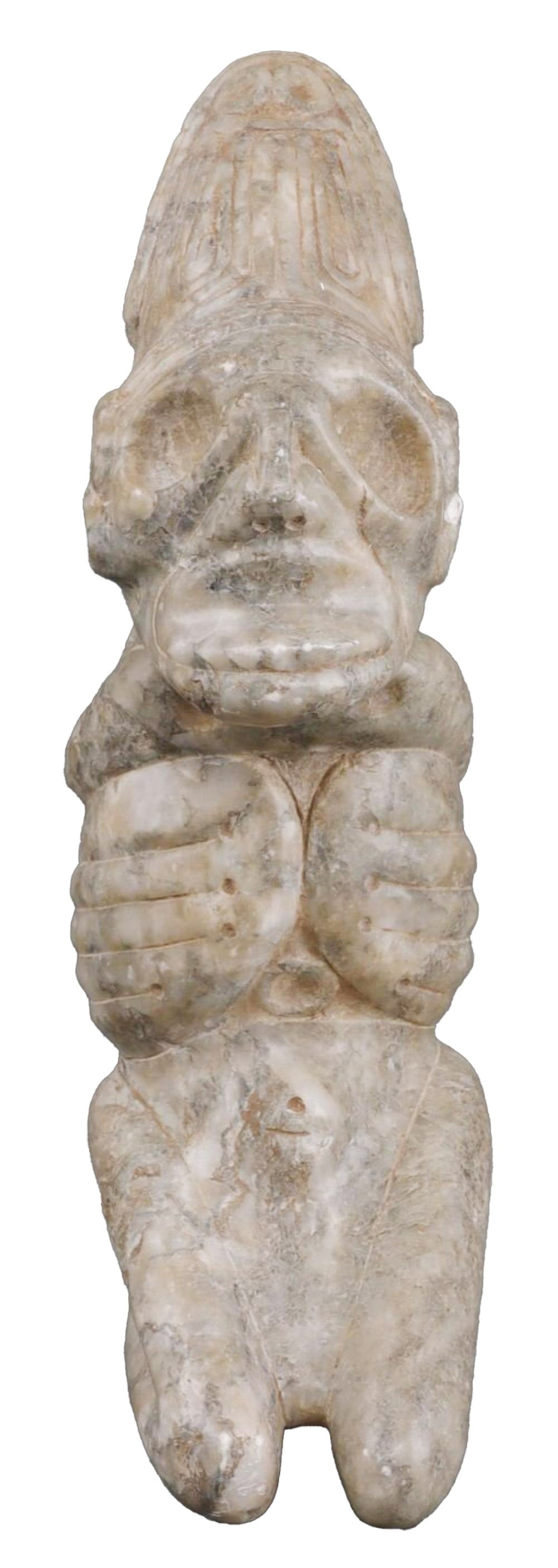 Taino Alligator Shaman Effigy Seated Pre-Columbian (1 of 8)