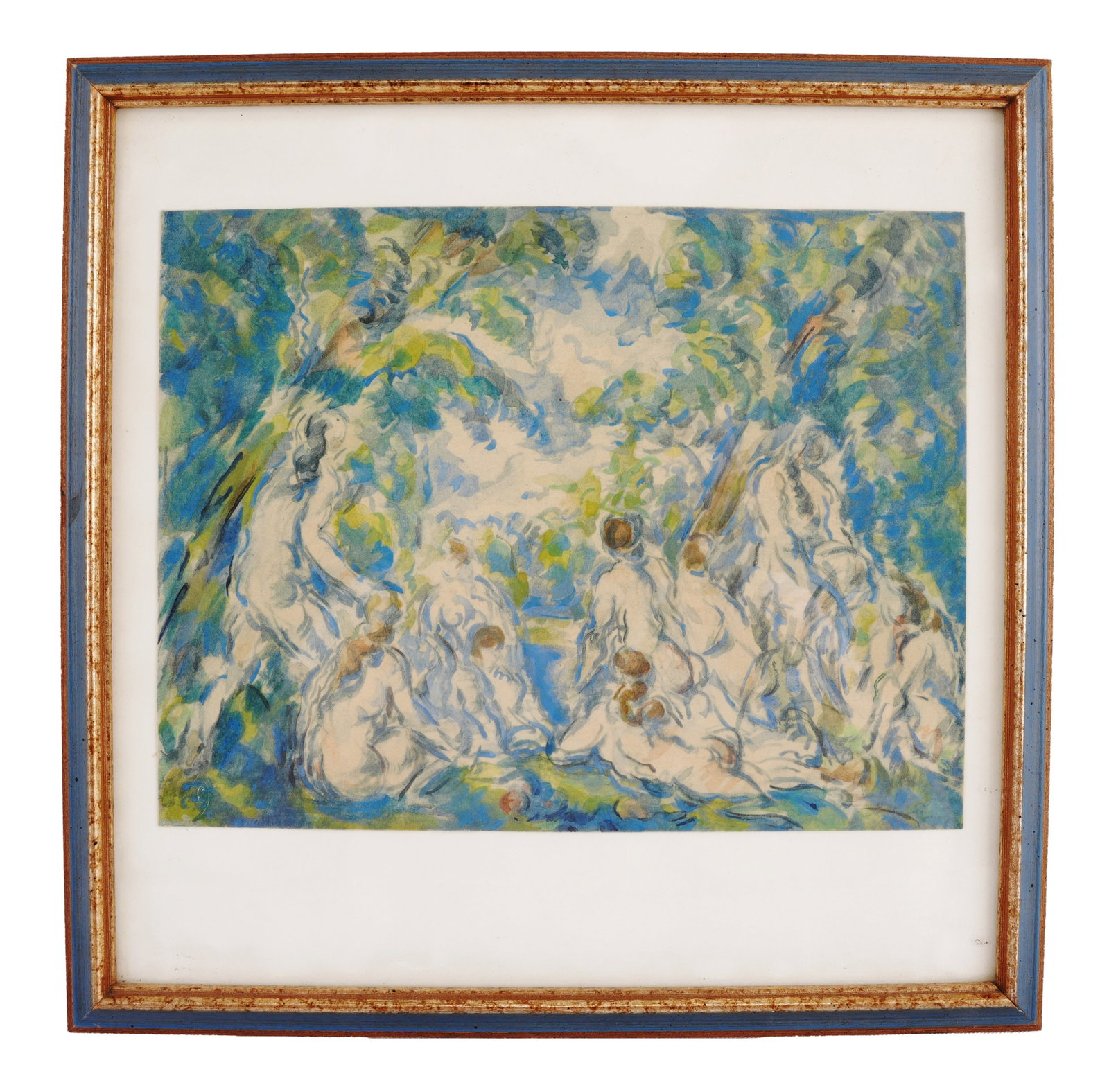 A Study After Paul Cezanne's The Bathers (1 of 2)