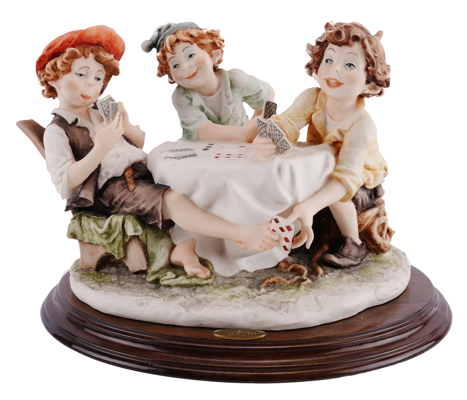 Armani The Cheats Statue Card Playing Boys (1 of 5)