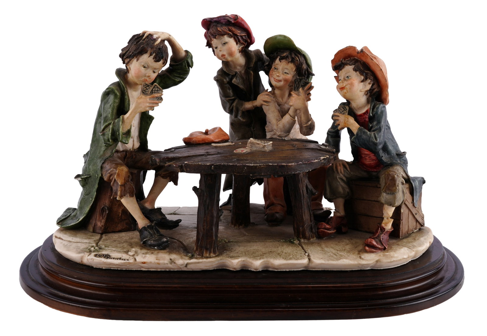 Giuseppe Armani The Card Players Porcelain (1 of 5)