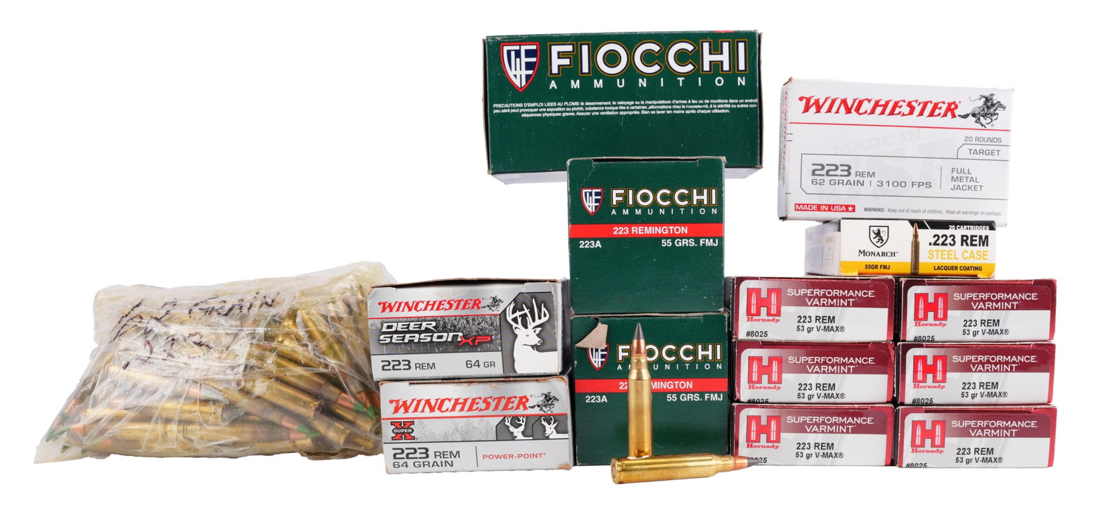 450 Rounds .223 Rem Varmint & Training Ammo (1 of 7)