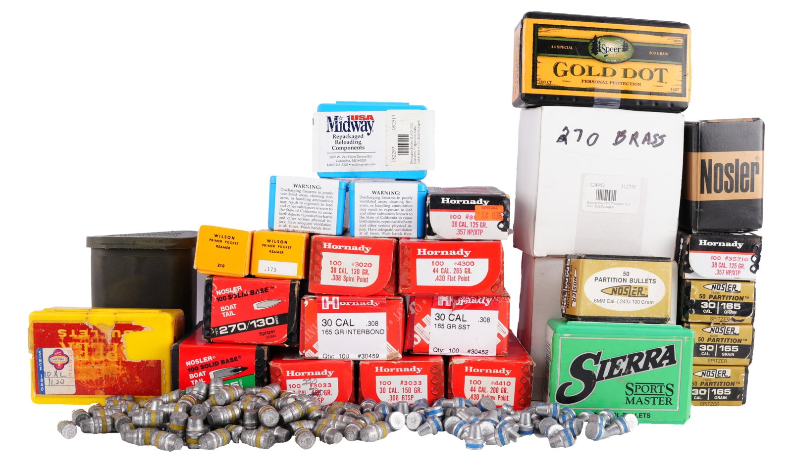 Reloading Components Bullets & Brass Dealer's Lot (1 of 1)
