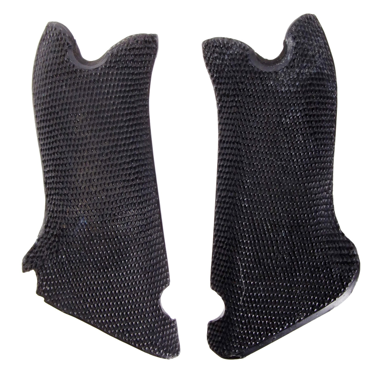 Luger P08 Franzite Checkered Nylon Grips: Vintage Franzite Sports checkered nylon grips for Luger P08 pistol.