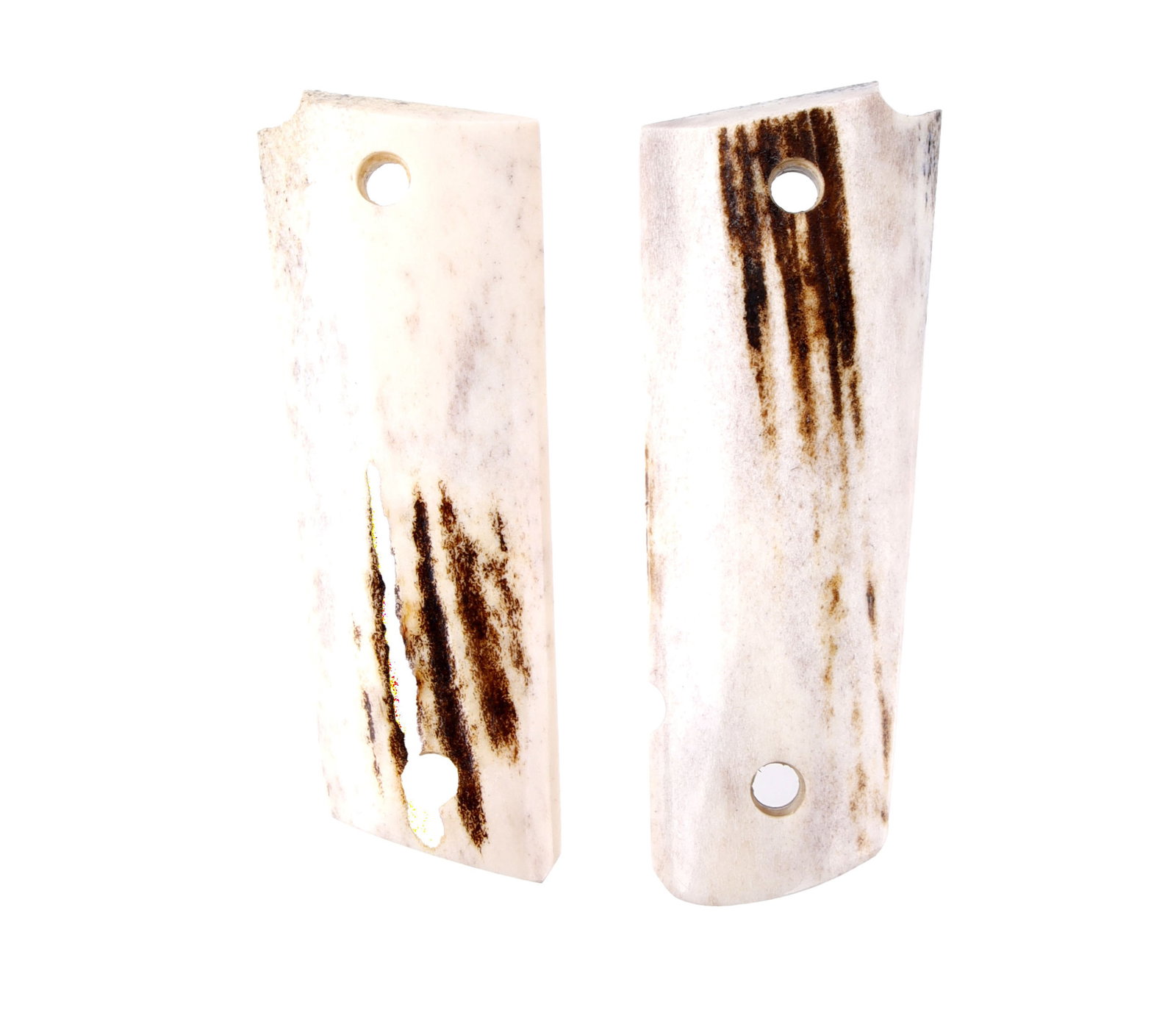 Polished Stag Grips for Colt 1911 Pistol (1 of 4)