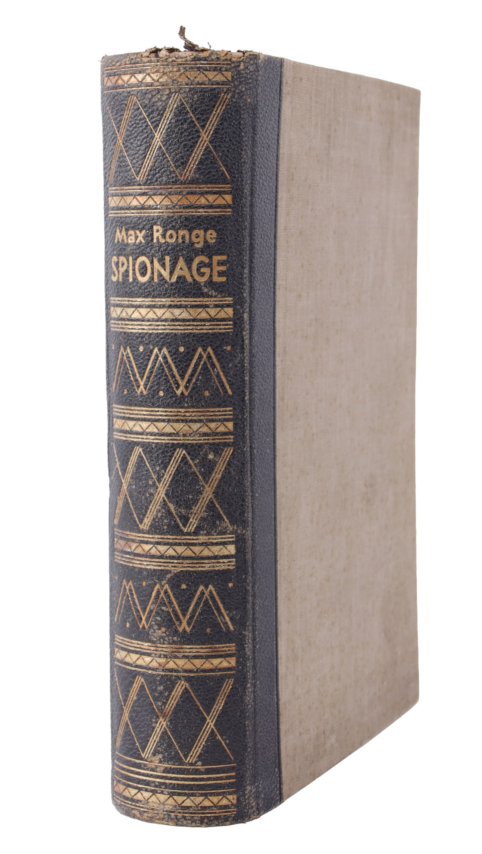 Adolf Hitler Ex Libris in German Book Spionage: A copy of Max Ronge's Spionage with an Adolf Hitler Ex Libris. Unauthenticated, sold as is.