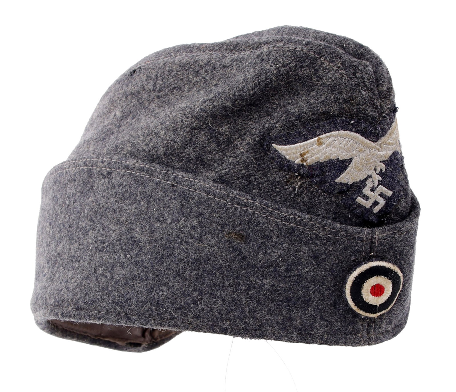 Luftwaffe Schiffchen Side Cap WWII German (1 of 7)