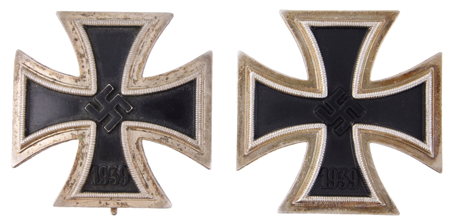 Iron Cross 1st Class EK1 Hermann Aurich Lot of 2 (1 of 3)