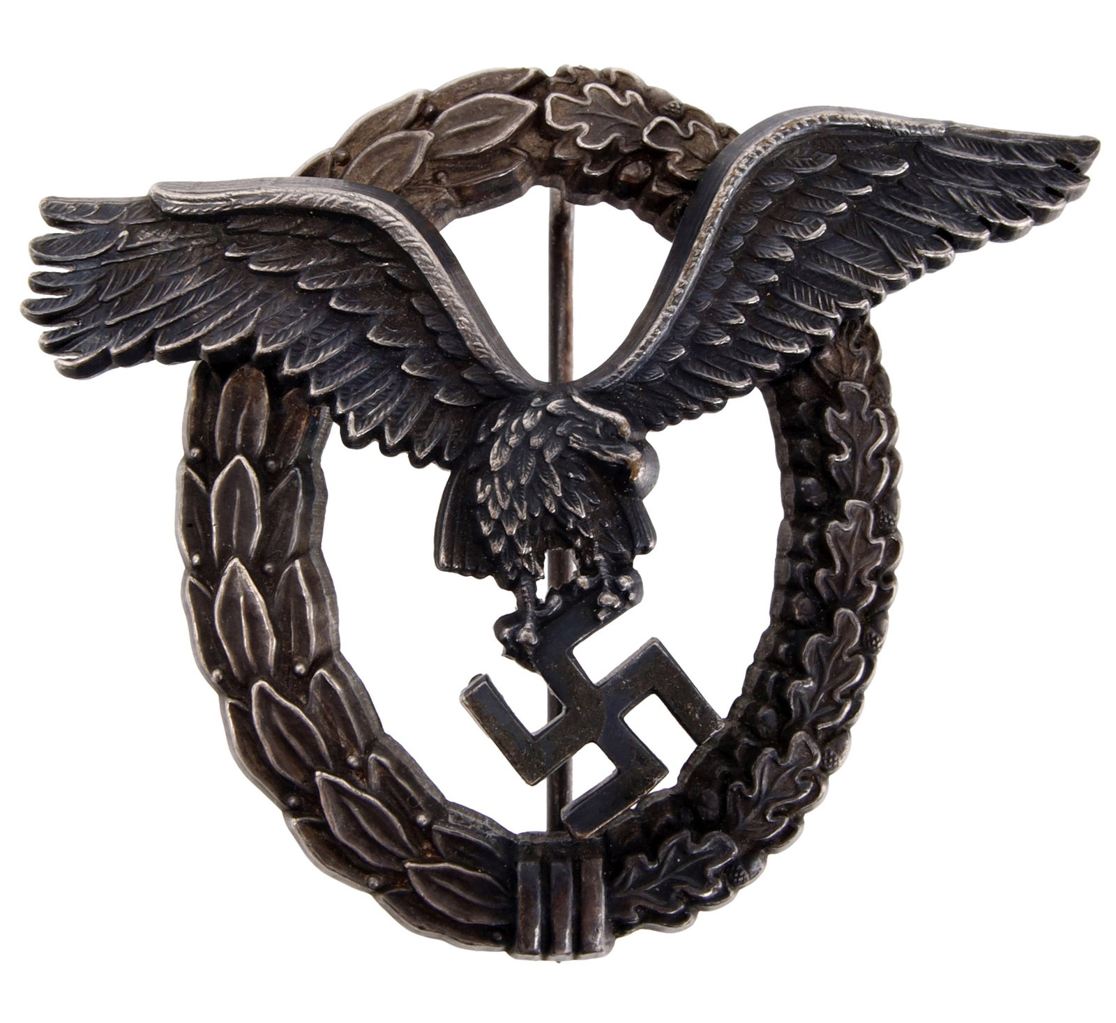 Luftwaffe Pilot Badge C.E. Juncker WWII German (1 of 3)