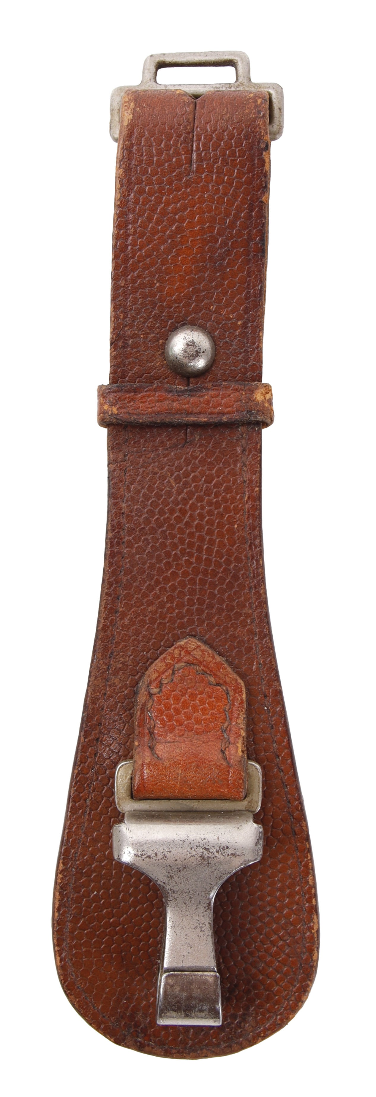 German Heer Sword Hanger Pebbled Brown Leather (1 of 3)