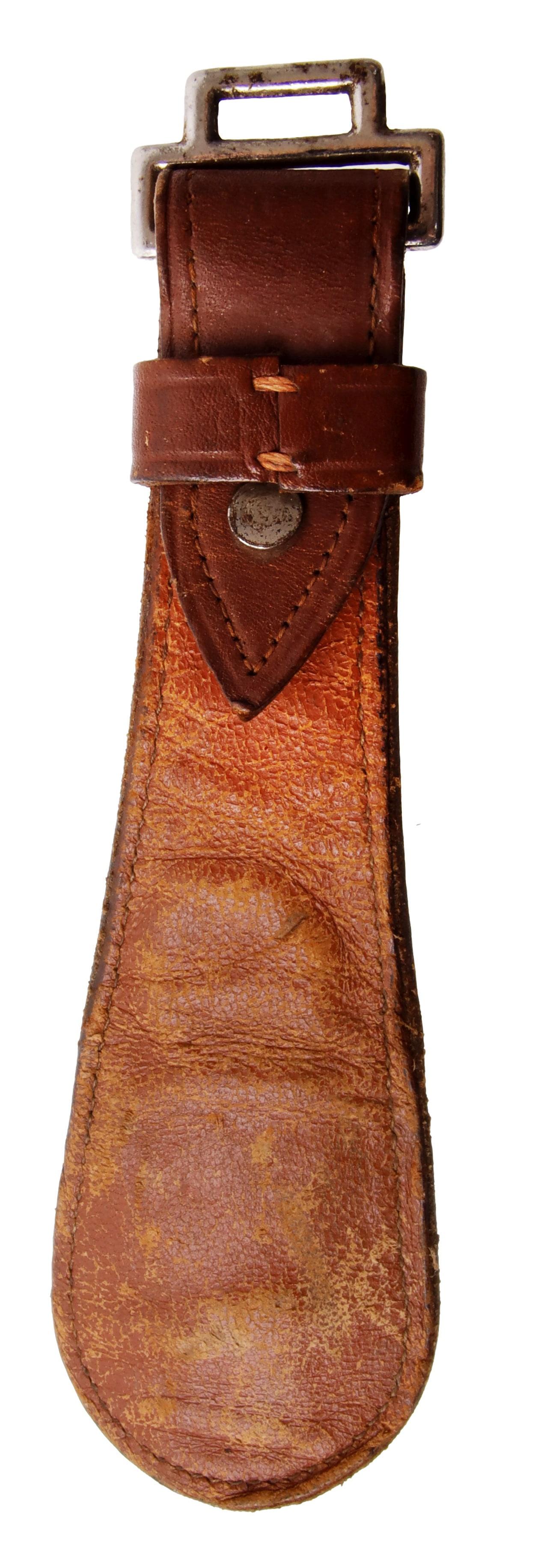 Wehrmacht Heer Leather Teardrop Type Sword Hanger (1 of 3)