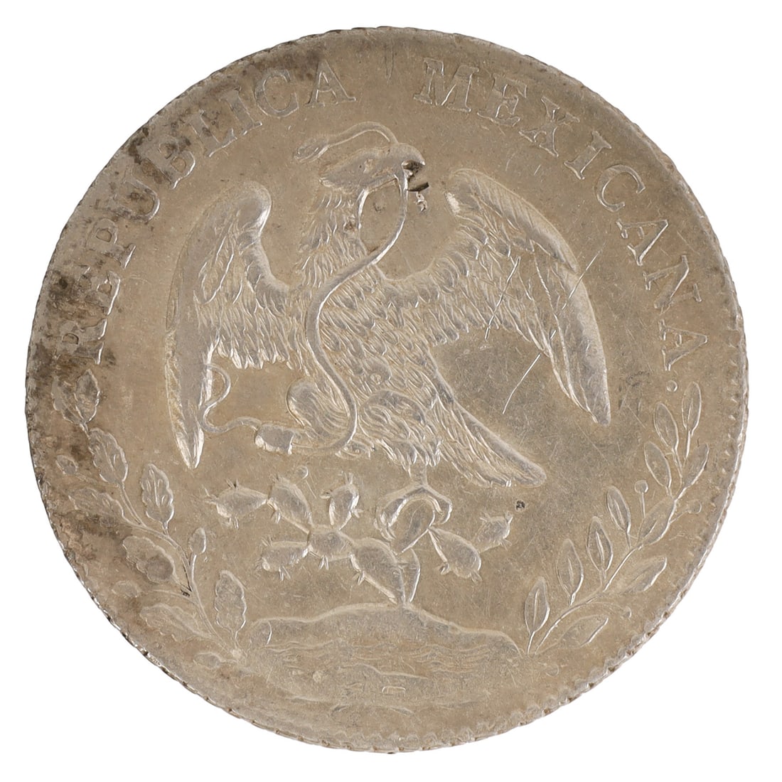 1884 Mexican 8 Reales Mexico City Mint Silver Coin: 1884 Mexican Reales (8). Mexico City Mint. 26.5 grams 0.903 Silver. Metal: .903 Silver Country of Origin: Mexico Year Minted: 1884