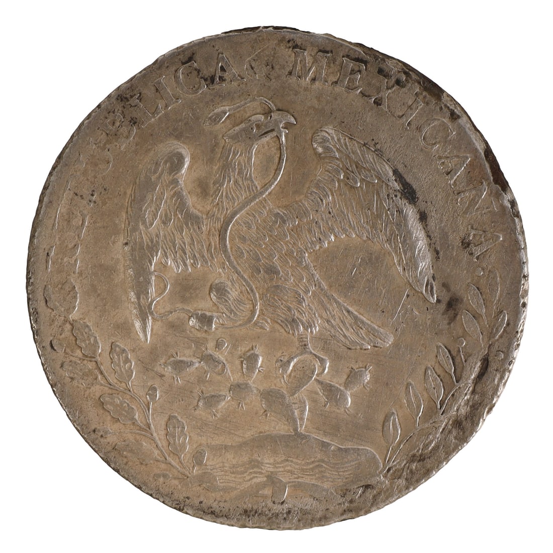 1888 Mexico 8 Reales Silver Coin Zacatecas Mint: 1888 Mexican Reales (8). Zacateca's Mint. 27 grams 0.903 Silver. Metal: .903 Silver Country of Origin: Mexico Year Minted: 1888