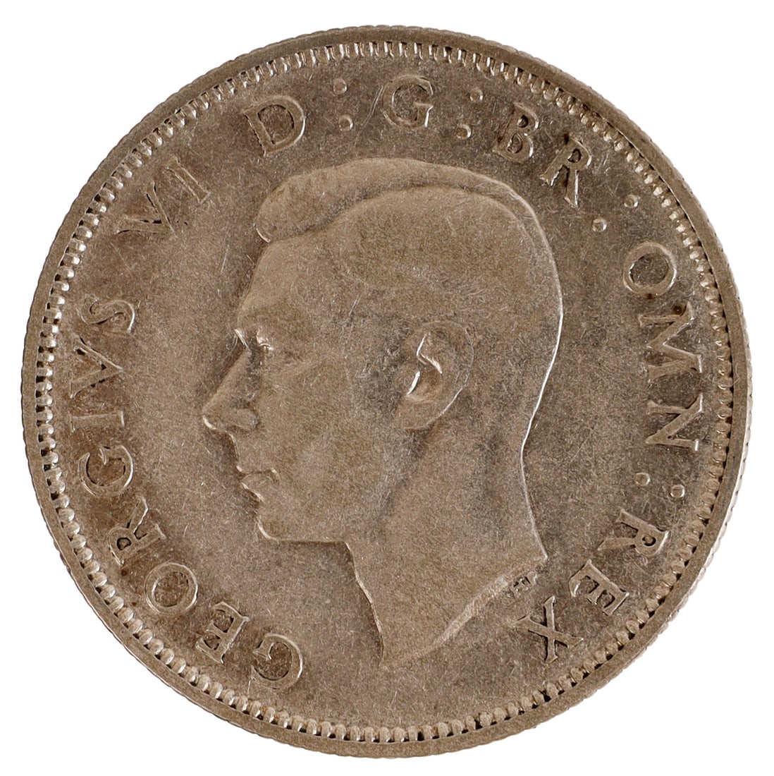 1937 Great Britain Florin Two Shilling Silver Coin (1 of 2)