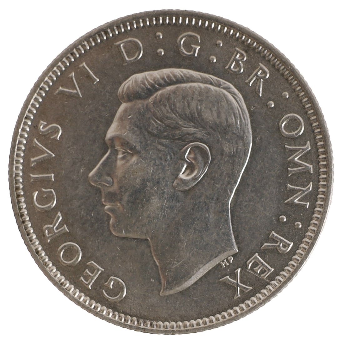 1944 British Florin Two Shilling Silver Coin (1 of 2)