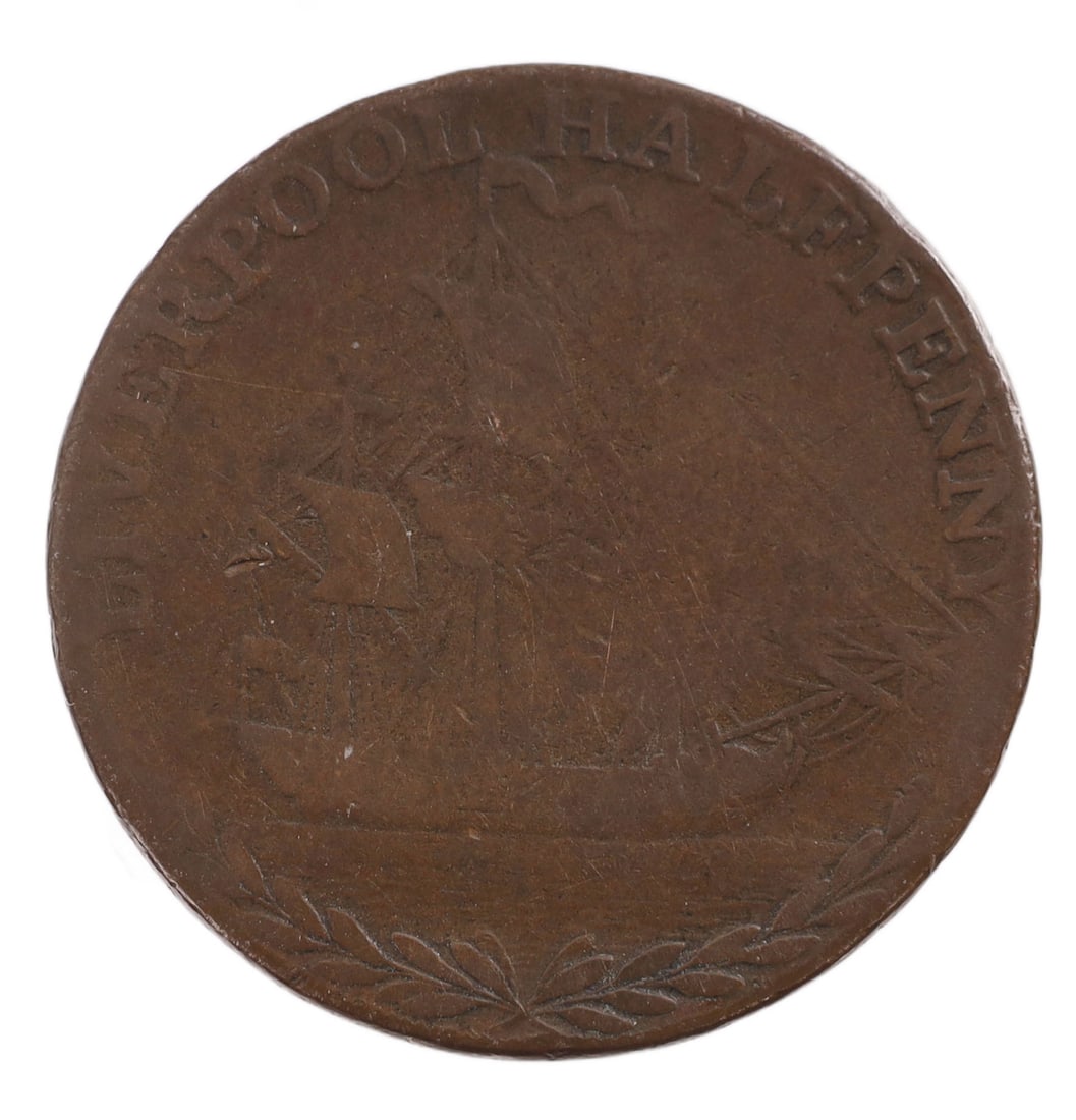 1791 Liverpool Half Penny Conder Token (1 of 2)