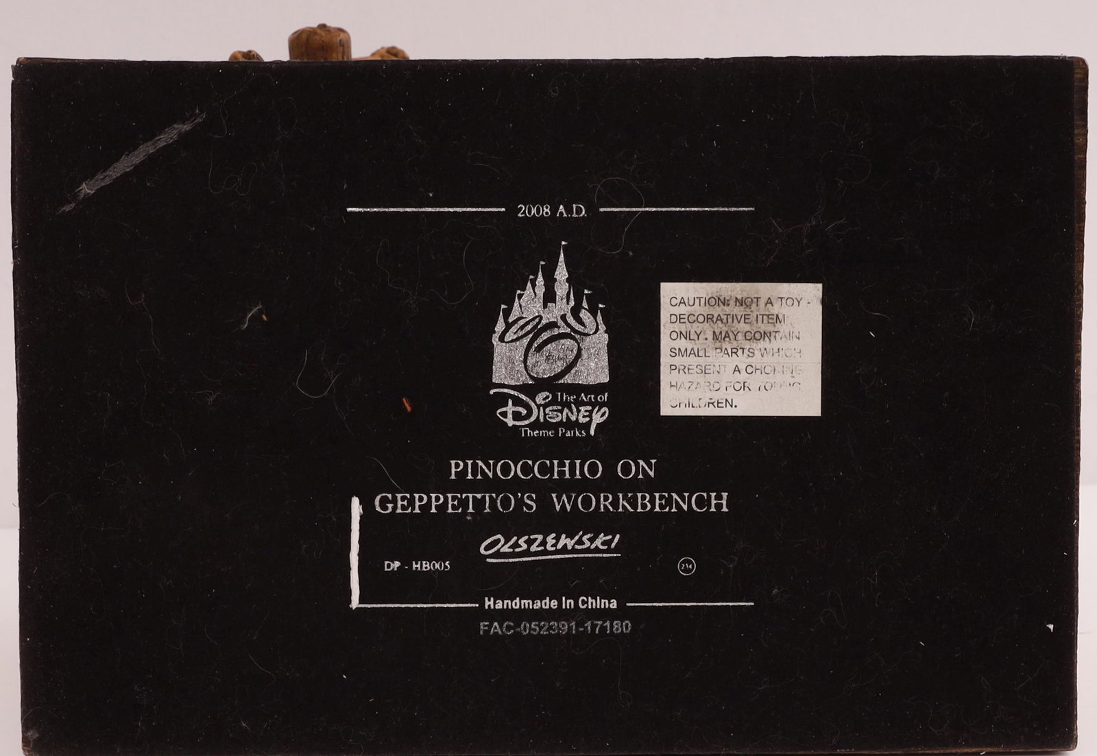 Robert Olszewski Pinocchio on Workbench Box - 7